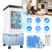 Portable Evaporative Air Cooler 12L with Remote & Timer