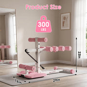 Adjustable Deep Squat Machine with Resistance Bands