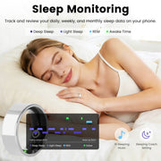 Smart Ring Health Tracker with Sleep & Fitness Monitoring