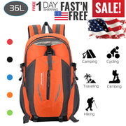 36L Outdoor Backpack Waterproof Daypack Travel Knapsack