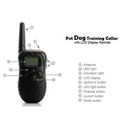 Remote Dog Training Collar – Adjustable Shock, Vibration & Beep
