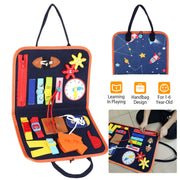 Kids Busy Board Sensory Activity Board Preschool Learning Toys Montessori Educational Gift for 1-6 Years Old Baby Toddler Girls Boys