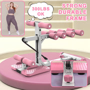 Adjustable Deep Squat Machine with Resistance Bands