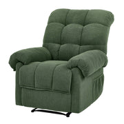 Overstuffed Recliner Chair with Adjustable Backrest & Footrest