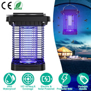 Electric Solar Powered Bug Zapper 1076Sq.Feet Range Mosquito Killer Lamp IP65 Waterproof  Insect Fly Trap Catcher for Indoor Outdoor