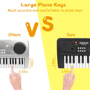 37-Key Electronic Keyboard with Microphone for Kids