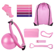 Pilates Ring Essentials Kit - 14-Piece Home Workout Set