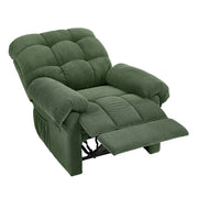 Overstuffed Recliner Chair with Adjustable Backrest & Footrest