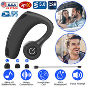 Title: Wireless V5.0 Earbuds In-Ear Earphones 10Hrs Playtime Ear Hook Earphone Waterproof HiFi Earpieces w/ Mic