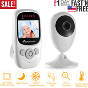 656FT Video Baby Monitor w/ Digital Camera Infrared Night Vision 2.4ÕÕ LCD Two-way Talk Zoom Function 2.4GHz Wireless Transmission Temperature Monitor