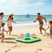 Inflatable Tic-Tac-Toe Pool Game Set with 7 Balls