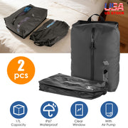 17L Vacuum Storage Bags with Rechargeable Pump - 2 Pack
