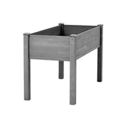Elevated Raised Garden Bed with Legs 48x24x30in Fir Wood