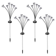 Solar Skull Lights Outdoor Halloween Decorations 4 Pack