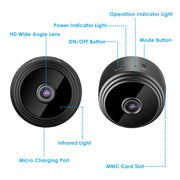 Mini CameraÊWireless Wifi IP Home Security Cam 1080P Full HD Surveillance Camera Nanny Cam w/ 32G MMC Card