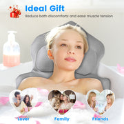 Full Body Bath Pillow with Lumbar Support & 4D Mesh