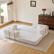 78.8" Convertible Floor Sofa Bed with High Density Foam