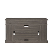 58" TV Stand with Glass Door Cabinets for TVs up to 65"
