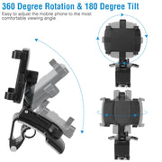 Car Dashboard Phone Bracket Stand Car Phone Holder Non-slip 360¡Rotation Dashboard Phone Clamp Suitable For 3-7in Cell Phone