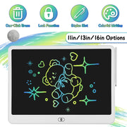 LCD Writing Tablet for Kids with Stylus & Lock Function