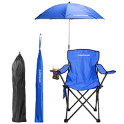 Camping Chair with Umbrella - Foldable Outdoor Chair 330lbs