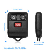 2 Keyless Entry Car Key Remote Key Fob Case Button Pad Replacement for 1999-2007 Ford F-150 CWTWB1U331