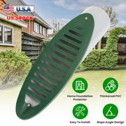 4Inch Green Angled Yard Drainage Pipe With Sloped Grate Yard Drain Emitter For Sump Pump Discharge Downspout Extensions Inlet Outlet Yard Drain Compat