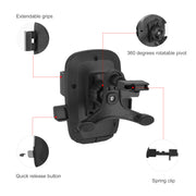 Car Phone Mount Universal 360¡ Rotation Phone Holder Air Vent Car Phone Mount Stand for iPhone XS/XS Max/XS/X Galaxy S10/S9+/S8 Google Huawei