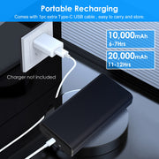 20000mAh Heated Clothing Power Bank – 7.4V Battery Pack
