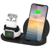 Wireless Charger 10W Fast Charging Station For iPhone Apple iWatch Series 5/4/3/2/1 AirPods Fit For iPhone 11/11Pro/XS/XR/MAX/X/8 Plus/8 Samsung Galax