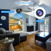720P WiFi IP Camera Smart Home Security Surveillance Camera Night Vision Motion Detection Two Way Talk Loop Recording App Available for Pet/Nanny/Elde
