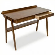 Solid Wood Desk with Drawers for Home Office