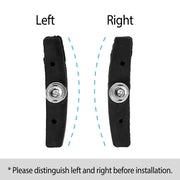 5 Pairs V Bike Brake Pads Road Mountain Bicycle V-Brake Blocks Set 70mm Non-Slip V Bicycle Stop Caliper W/ Hex Nuts and Spacers