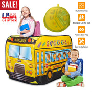 Kids Play Tent Foldable Pop Up Fire Truck Tent Portable Children Baby Play House W/ Carry Bag For Indoor Outdoor Use