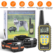 Remote Dog Training Collar with 4 Modes & 875 Yard Range