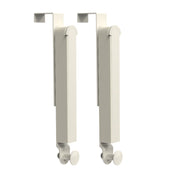 2Pcs Over The Door Hanger Hooks For Clothes Foldable Clothes Drying Rack For Laundry Coats Towels Portable Clothing Hanger Hook For 1.81In Thickness D