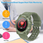1.3in Wireless Fitness Tracker IP67 Waterproof Smart Watch Sport Bracelet w/Heart Rate Blood Pressure Sleep Monitor For Android IOS