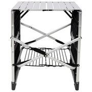 Folding Camping Kitchen Table with Heat-Resistant Top