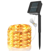 100 LEDs Solar String Lights Outdoor IP65 Waterproof Copper Wire String Lights Solar LED Fairy Lamps Wedding Party Festival