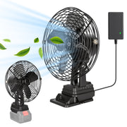 Portable Jobsite Fan 9" Compatible with Makita 21V Battery