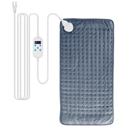 22.8x11.4” Electric Heating Pad for Shoulder Neck Back Spine Legs Feet Pain Relief with  9 Temperature Levels 4 Timer Modes