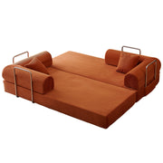 78.8" Convertible Floor Sofa Bed with High Density Foam