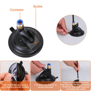 Interactive Cat Feather Wand Toy with Suction Cup Base