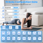 Smart Body Composition Scale with App Sync & 18 Health Metrics