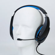 Gaming Headsets Stereo Bass Over Ear Headphones w/LED Light Earmuff w/ Mic 3.5mm Plug USB 6.72FT Cord Fit For PS4/PS Vita/XBOX One S/PC/Laptop/Compute