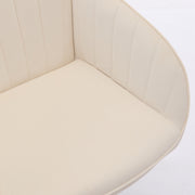Ergonomic Office Chair with Memory Foam Cushion Corduroy Upholstered Desk Chair Adjustable Swivel Rolling Chair 300LBS M