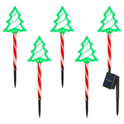 5PCS Christmas Pathway Lights with 8 Modes & Waterproof Design