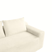 Cloud L-Shaped Corduroy Sectional Sofa with Chaise Lounge