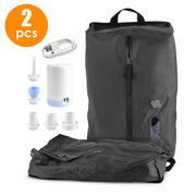 17L Vacuum Storage Bags with Rechargeable Pump - 2 Pack