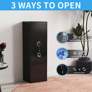 Biometric Gun Safe for Rifles & Pistols with Fingerprint Access